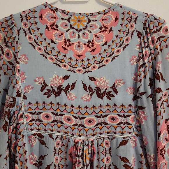 Spell Pandora Aquamarine Blouse XS b71 - Picture 7 of 10